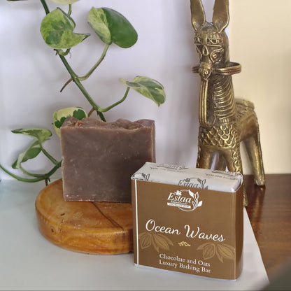 Ocean Waves - Oats and Chocolate  Bathing Bar