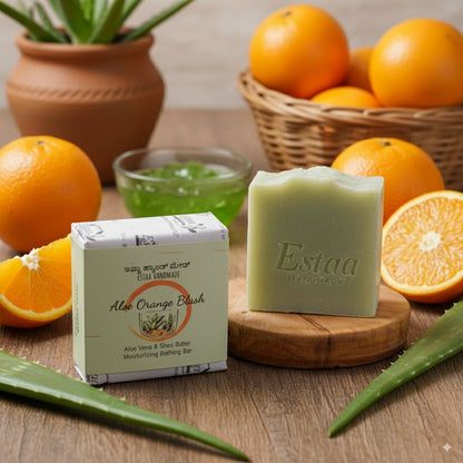 AloeOrange Bathing Bar - Aloe vera and Orange